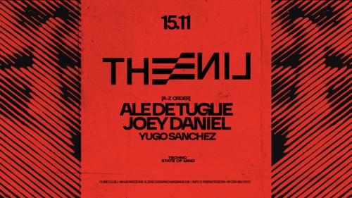 Locandina 15.11 — The Line — & JOEY DANIEL & Yugo Sanchez
