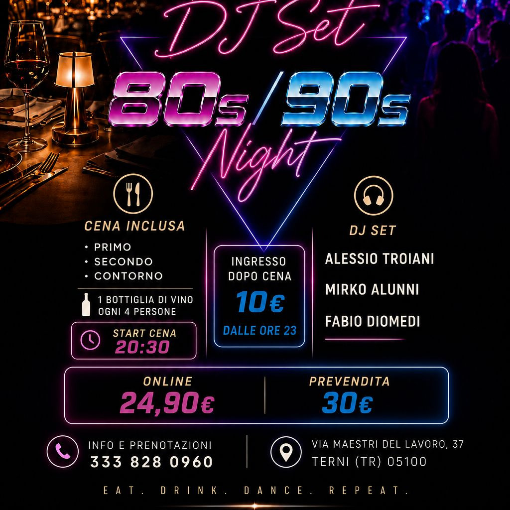 16 MAGGIO CENA DJ SET image