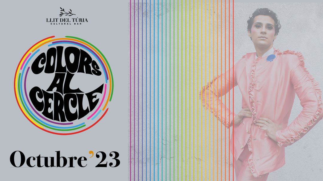 Cartell de l'esdeveniment 18/10  (Miércoles)- NO BINARISMO Y GÉNERO FLUIDO -  COLORS AL CERCLE 