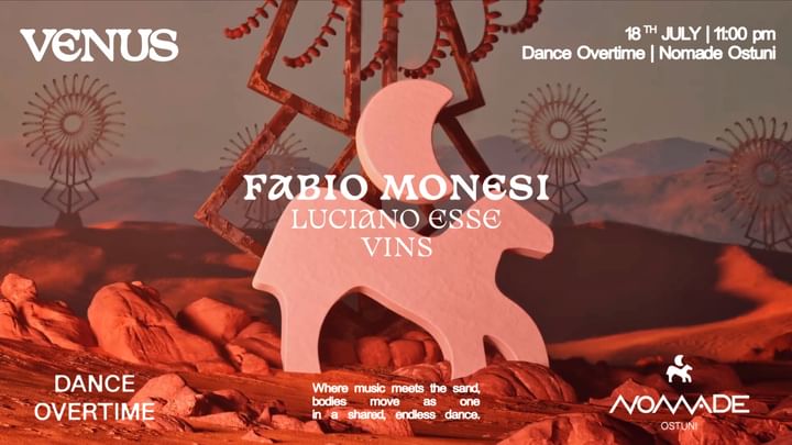 Cover for event: 18.7 Venus IV Chapter @Nomade W/ Fabio Monesi