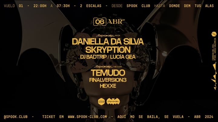 Cover for event: 1er aniversario: Skryption + Daniella da Silva + Temudo