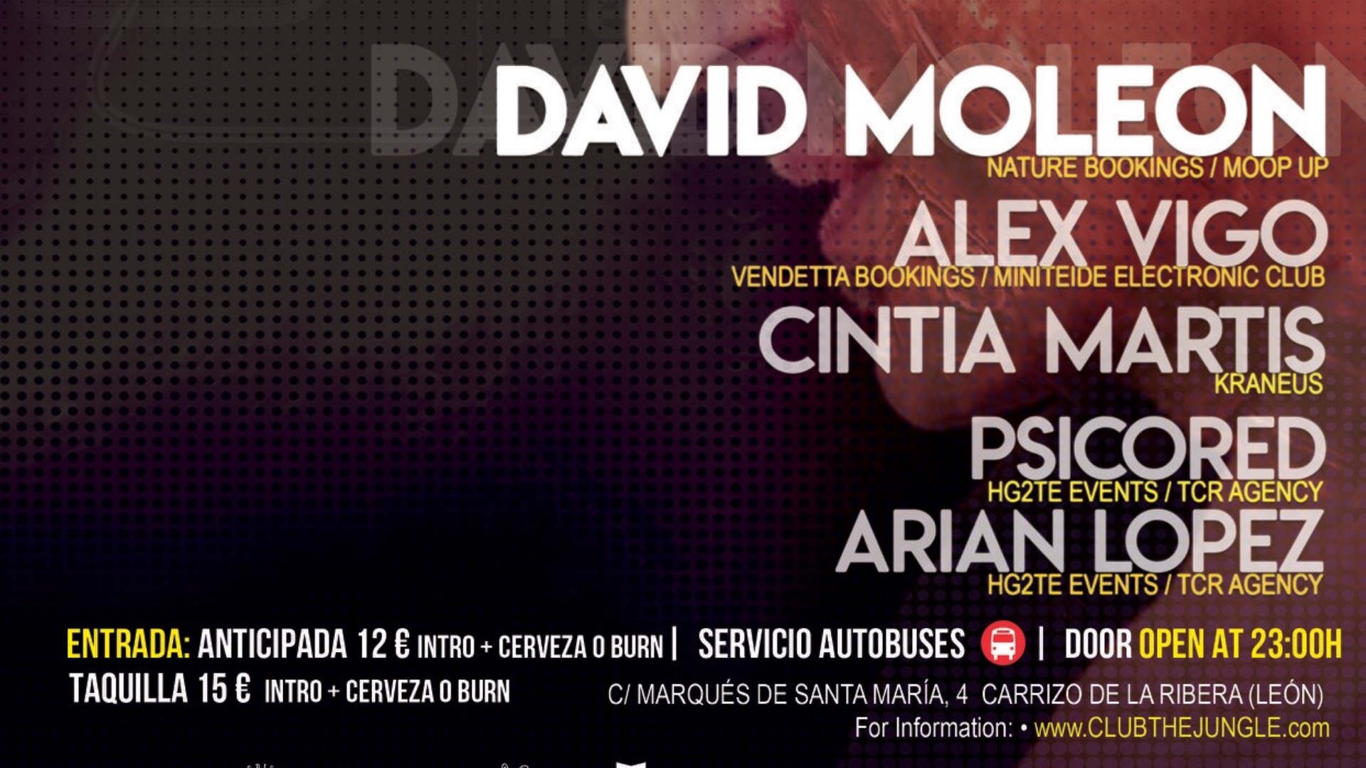 1º Aniversario Hg2Te Events (22/02/2020) - David Moleon image