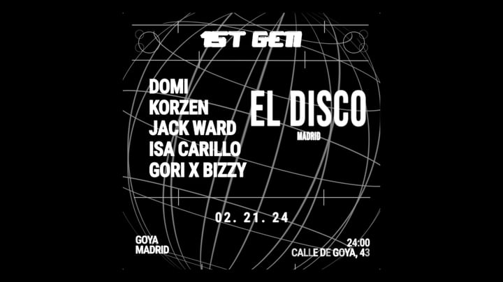 Cover for event: 1ST GEN: El Disco MADRID