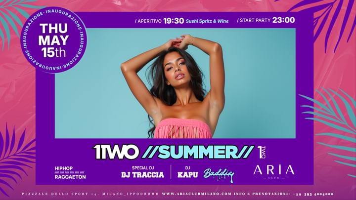 Cover for event: 1TWO Summer Opening