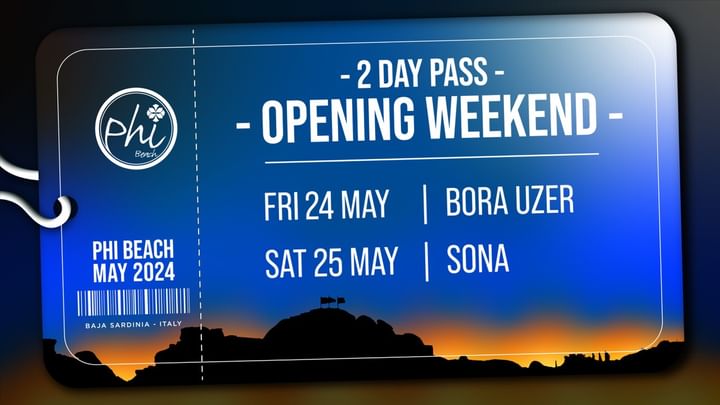 Cover for event: 2-DAY PASS - Bora Uzer, Sona