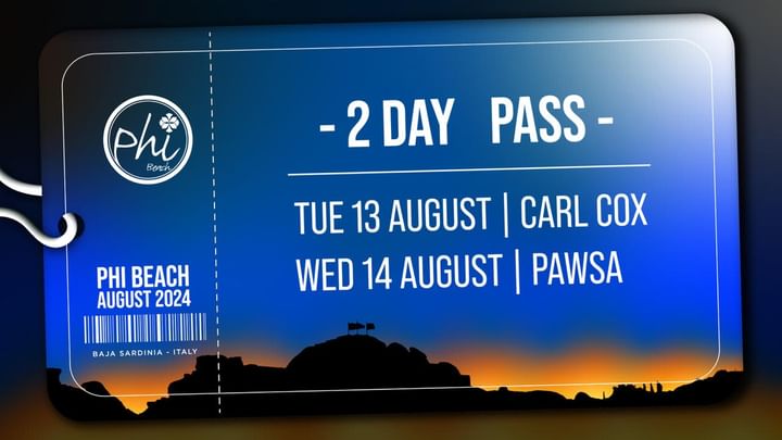 Cover for event: 2-DAY PASS - CARL COX & PAWSA