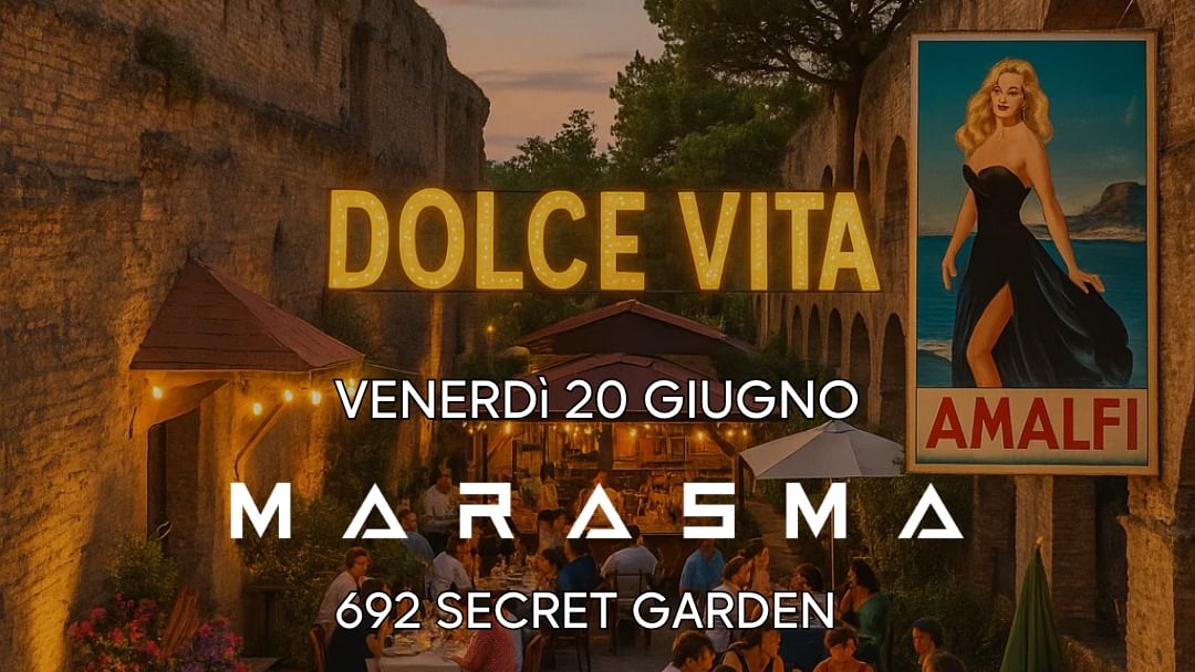 Cartel del evento 20/06/25 Marasma @ 692 Secret Garden