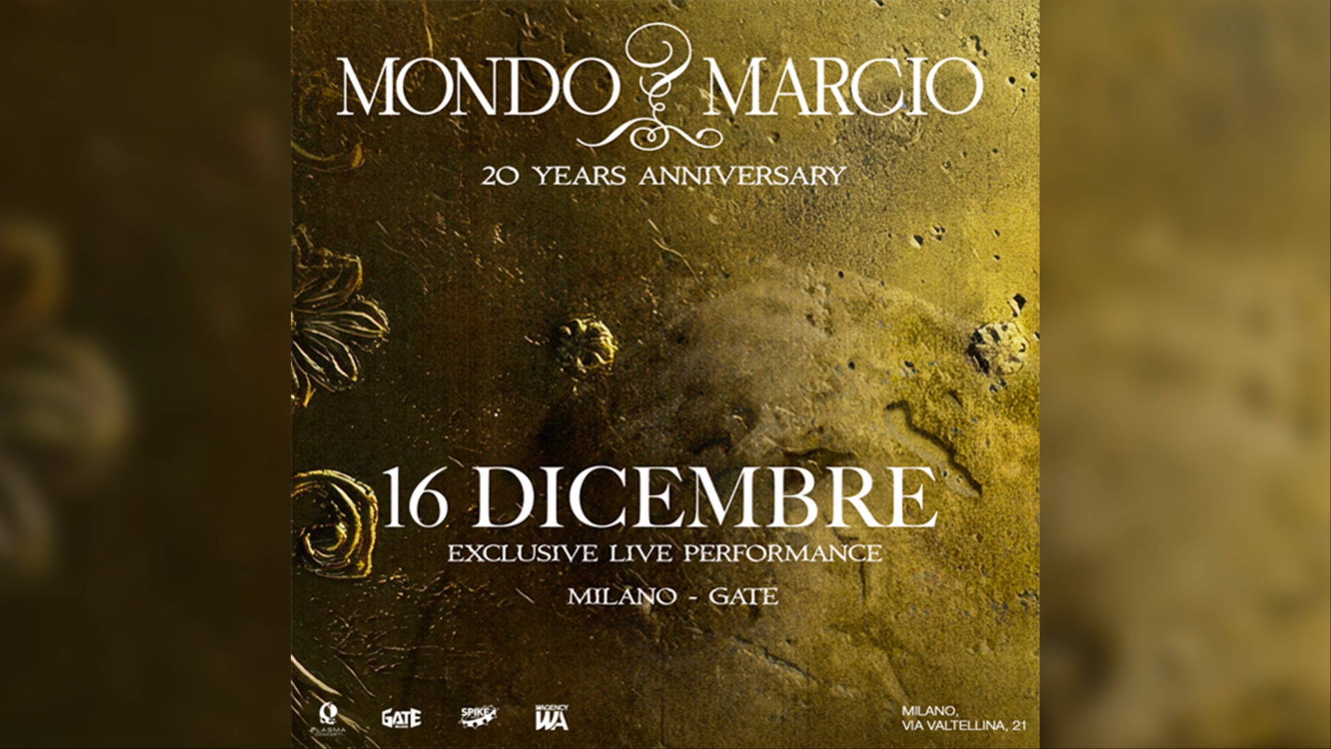 20 ANNI DI MONDO MARCIO - EXCLUSIVE PERFORMANCE  image