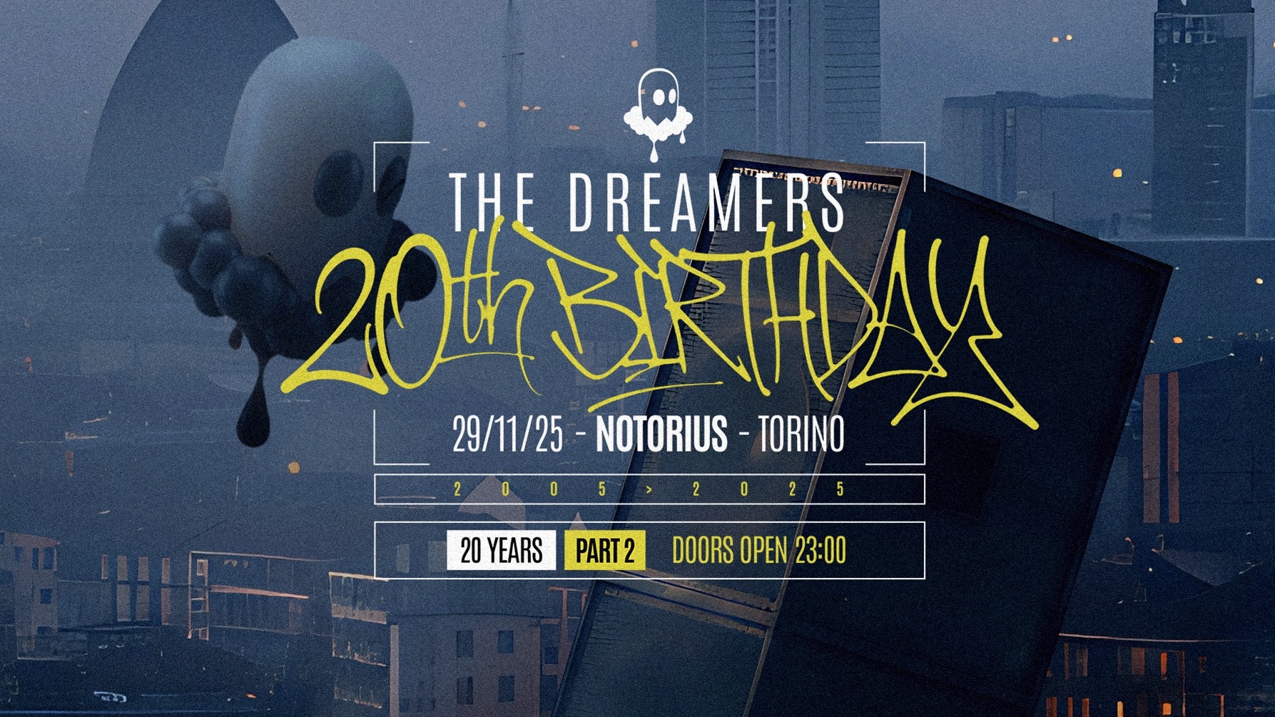 20th Bday The Dreamers - part 2 @ Notorius Club | Bilhetes & Guest Lists