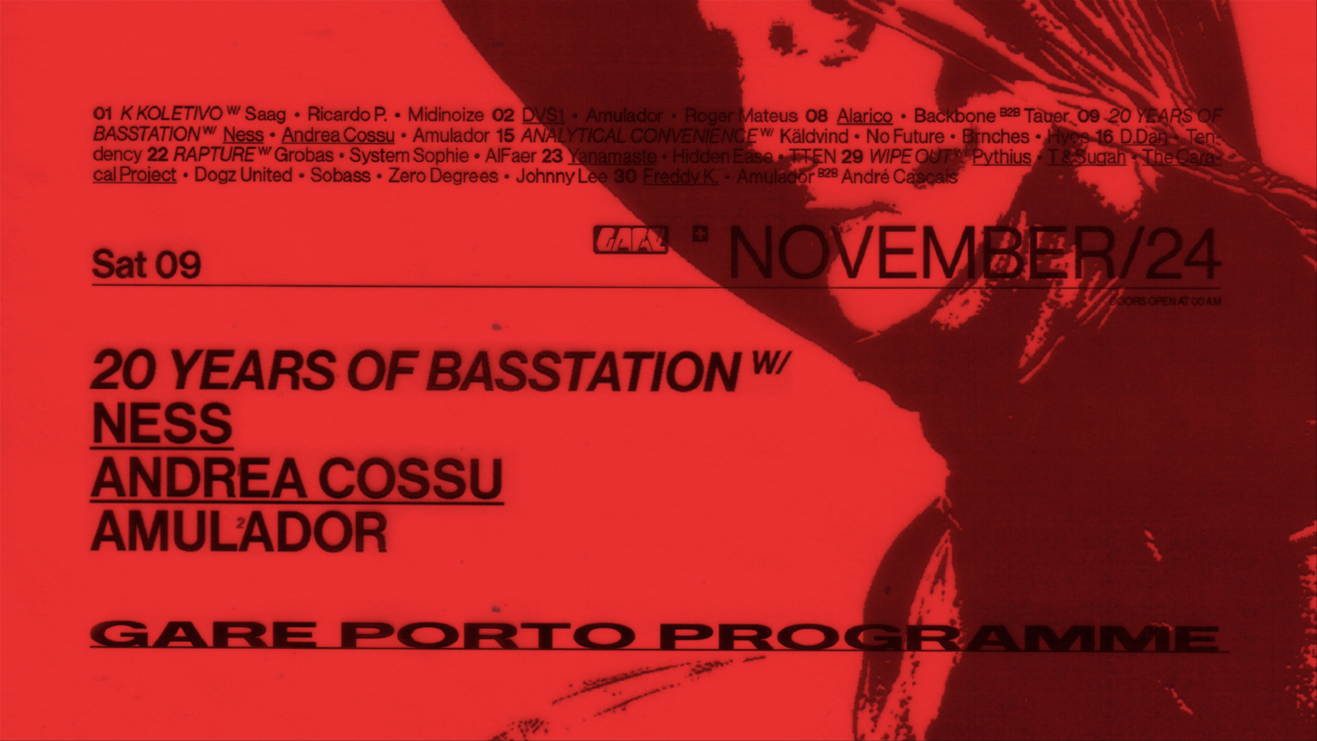 20 Years of Basstation * NESS, ANDREA COSSU, Amulador image