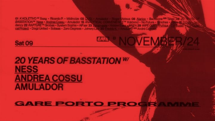 Cover for event: 20 Years of Basstation * NESS, ANDREA COSSU, Amulador