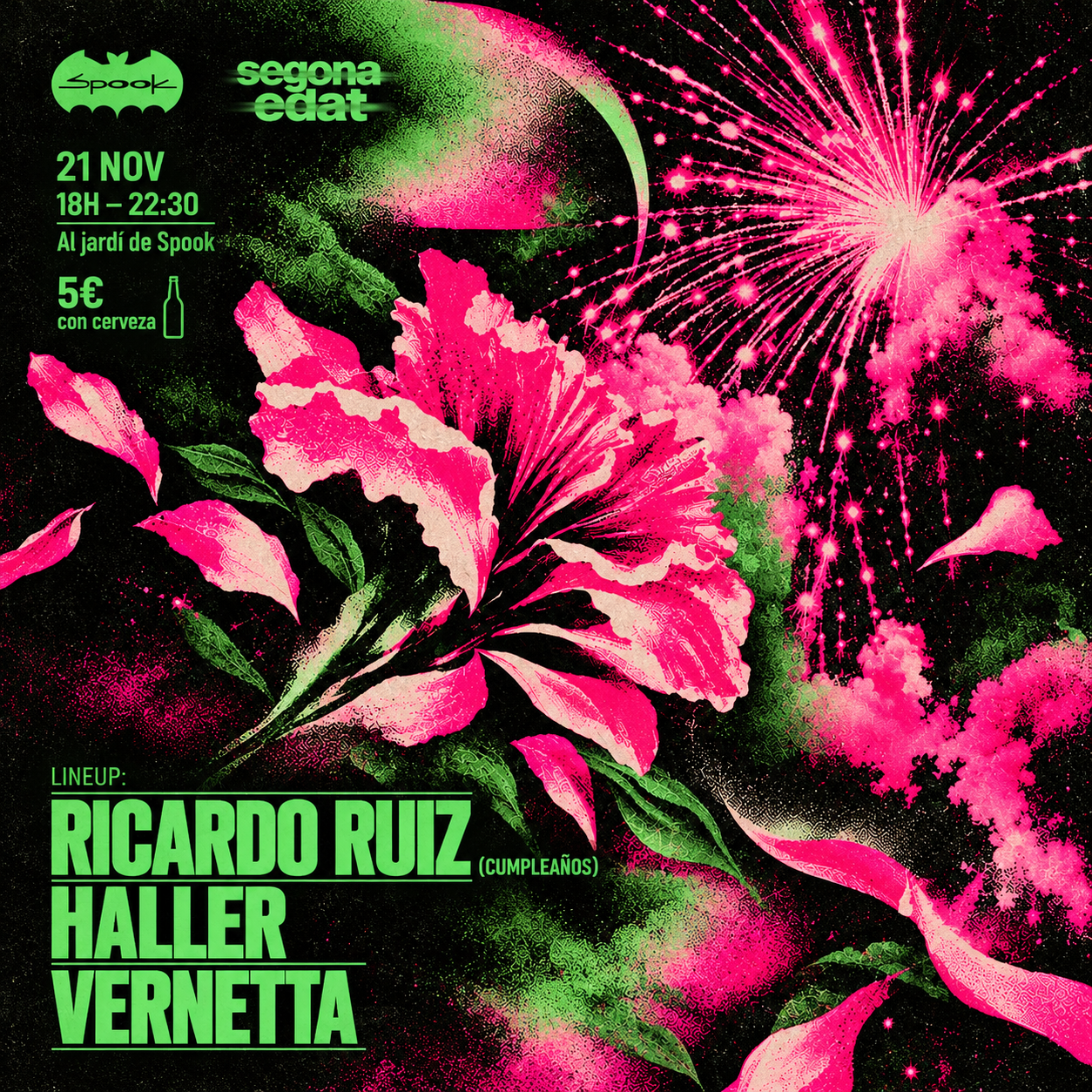 21.11.2026 | Segona Edat col·lectiu (Ricardo Ruiz + Alberto Haller + Vernetta), a Spook