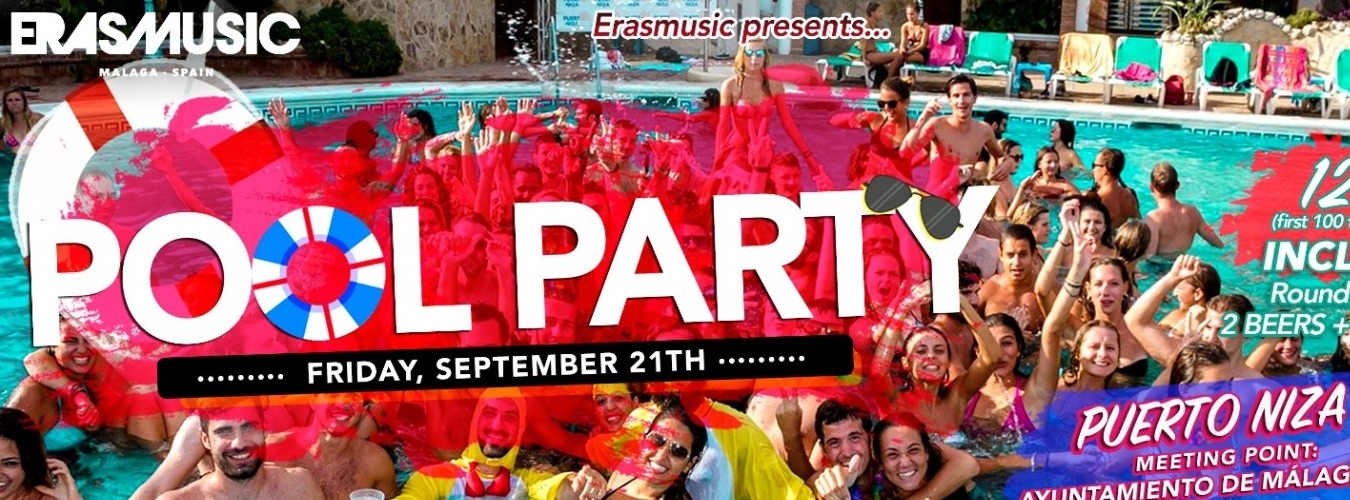 21th September HUGE ERASMUS POOL PARTY by Erasmusic image
