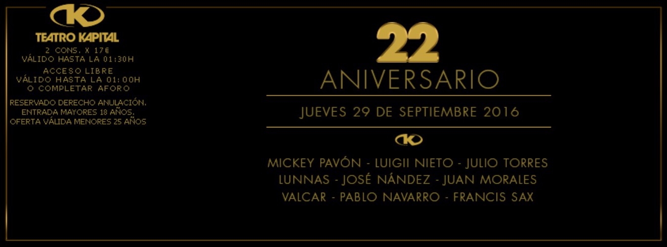 22 Aniversario Teatro Kapital image