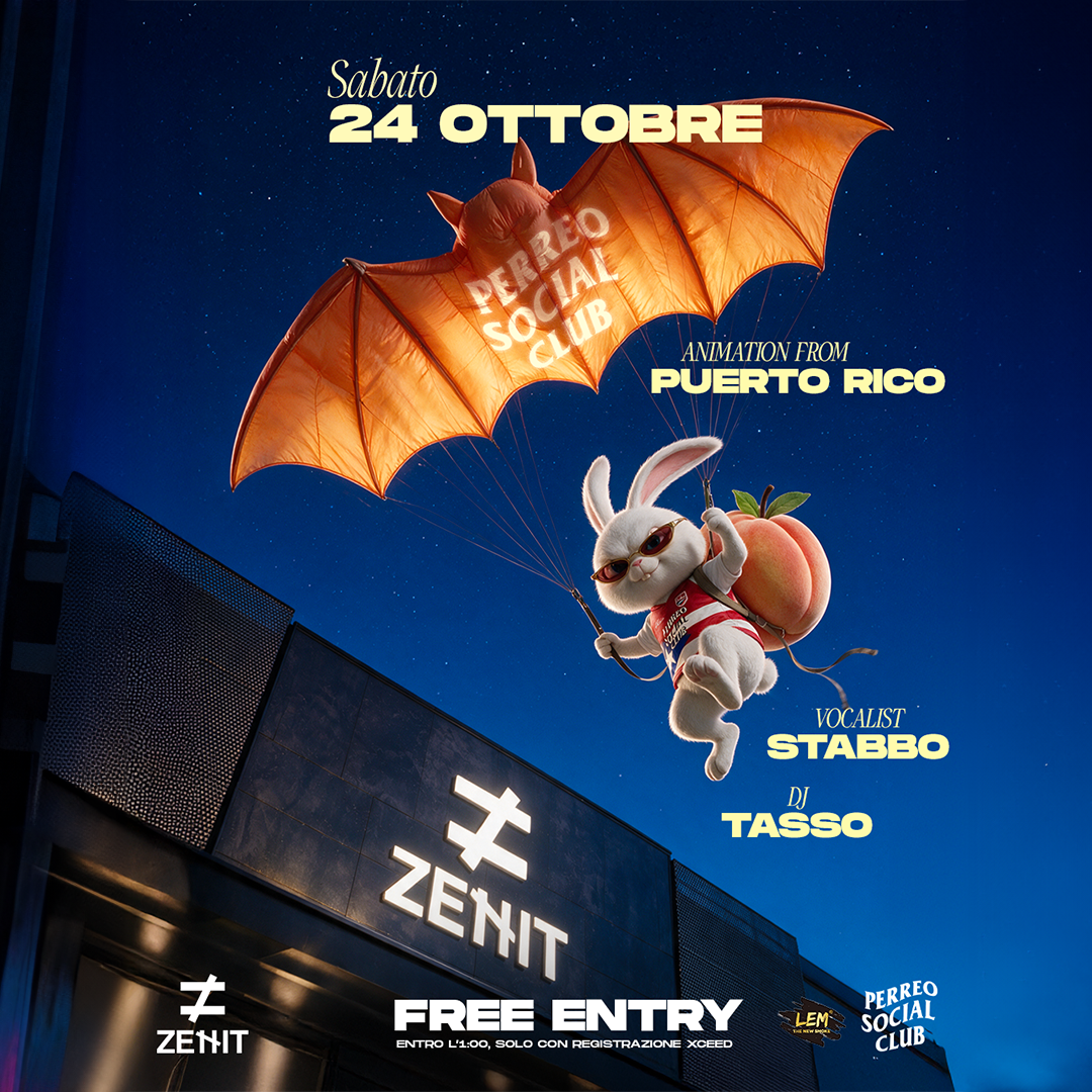 24 OTTOBRE - PERREO SOCIAL CLUB FREE ENTRY FINO ALL'1:00