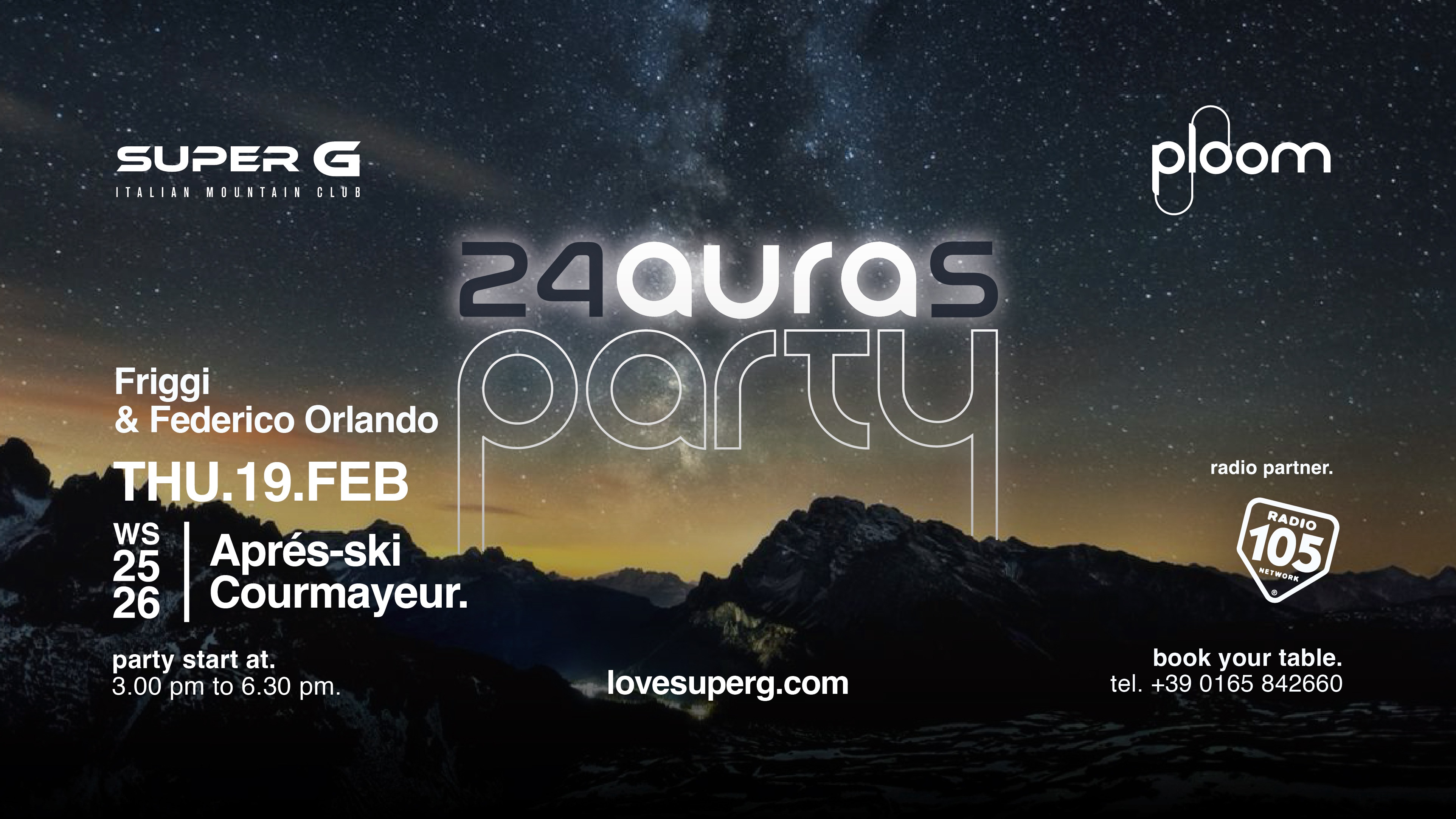 24AURAS presents Friggi & Federico Orlando @Super G image