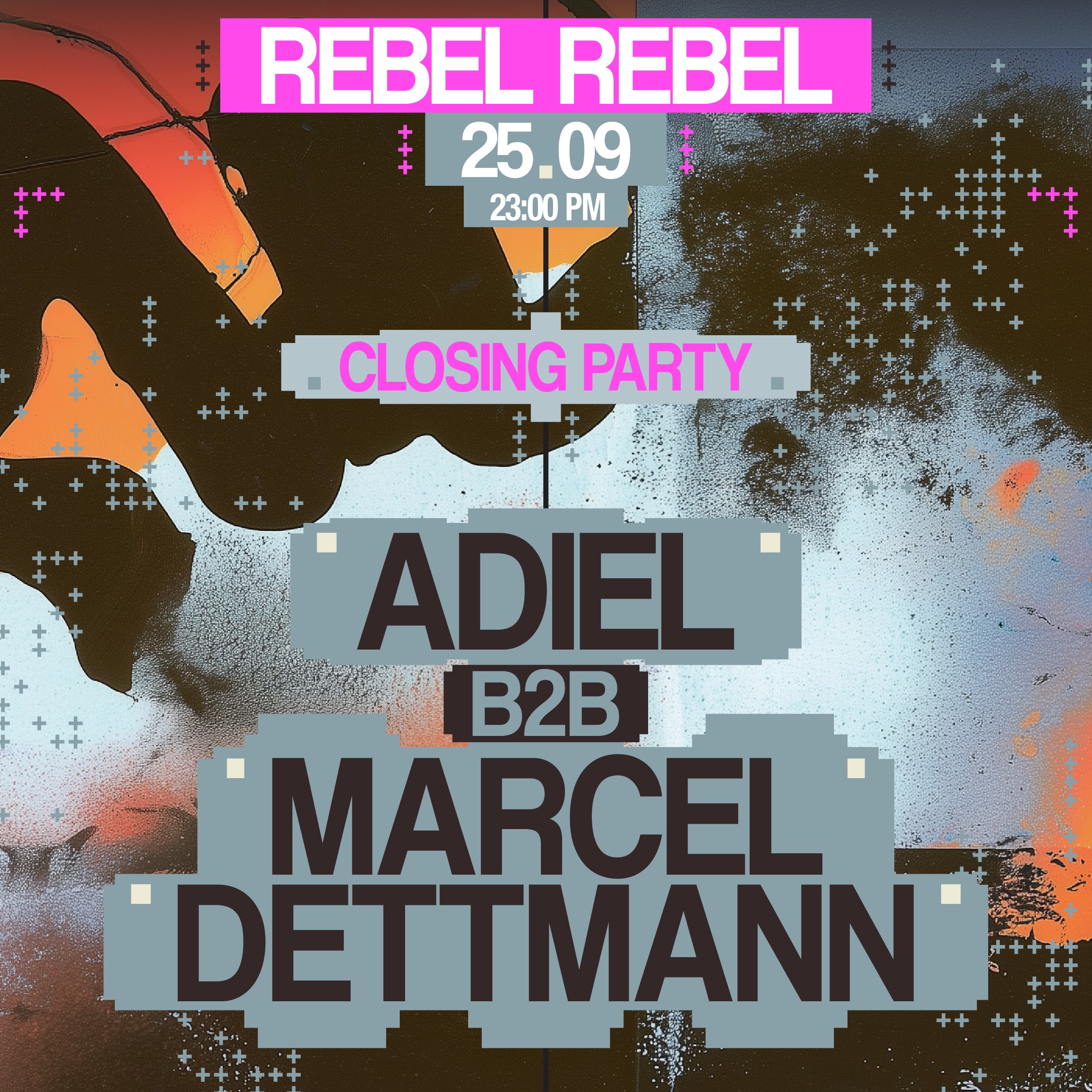 25|09 ADIEL B2B MARCEL DETTMANN - REBEL REBEL CLOSING PARTY image