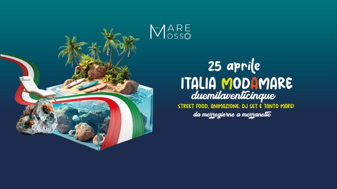 25 Aprile ITALIA MODAMARE 2025-Eventplakat