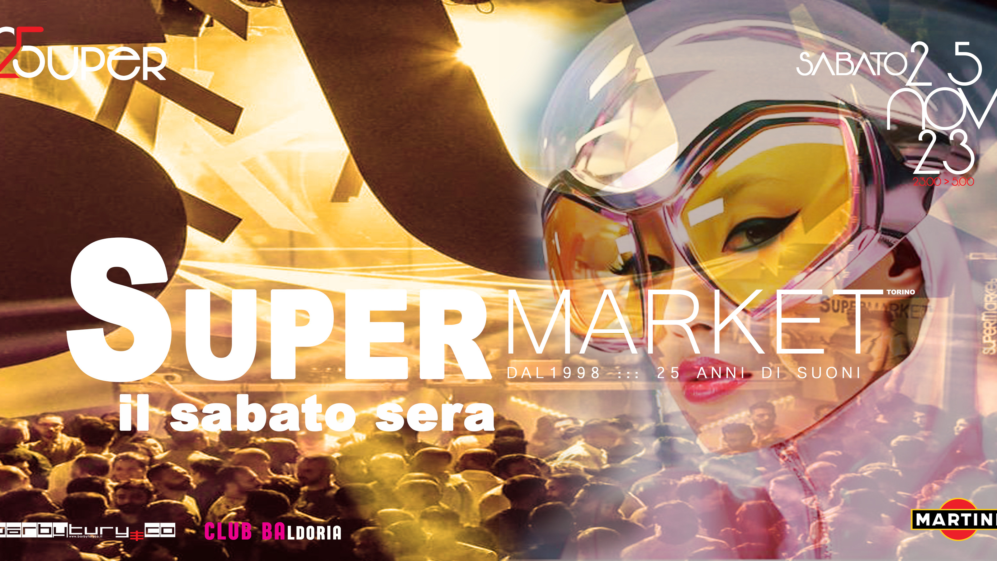 SABATO 25 novembre // SUPERMARKET : LO ZIO TURY // miniMARKET : Maurizio Benedetta & Paolo Kighine image