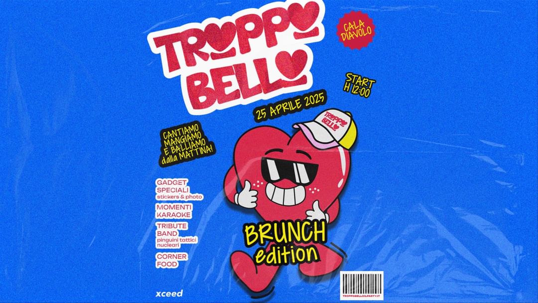 Capa do evento 25.04.2025 | TROPPO BELLO - Brunch Edition @ CALA DIAVOLO, MONOPOLI PUGLIA