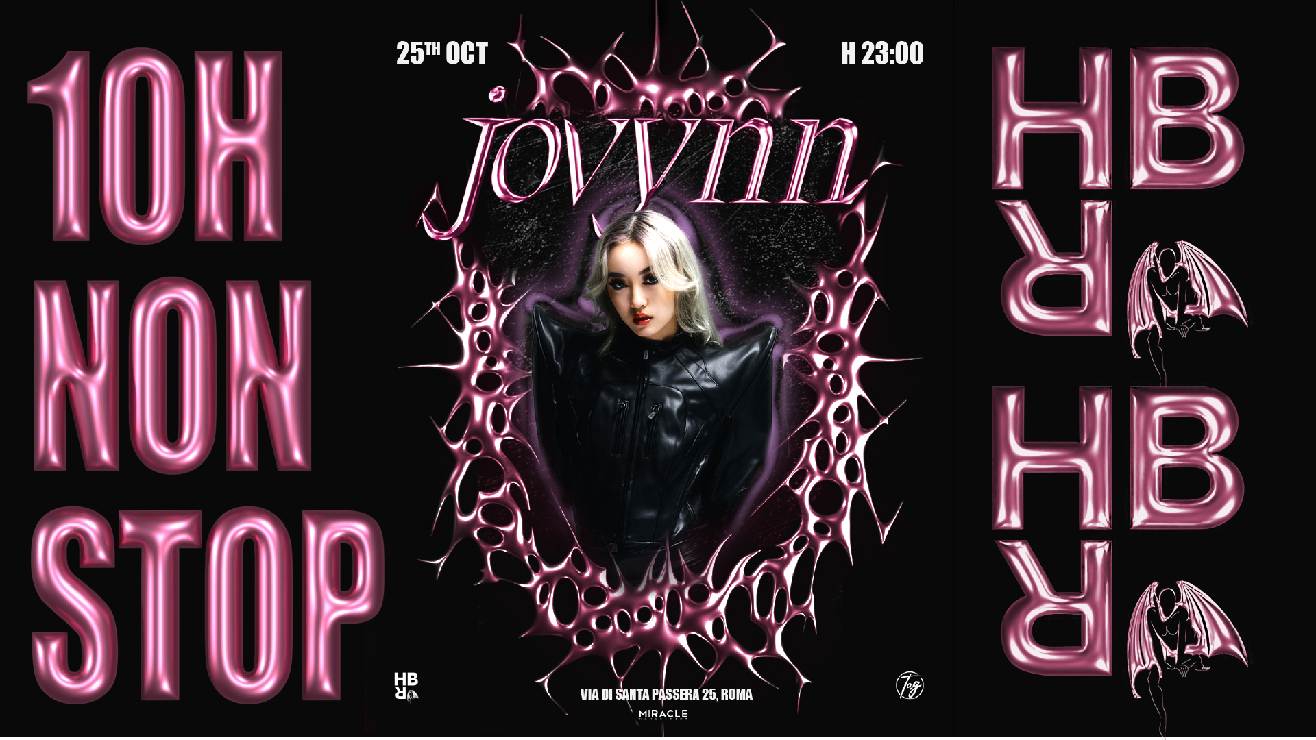 25.10  JOVYNN🇲🇾 ROME DEBUT  10 H NO STOP 