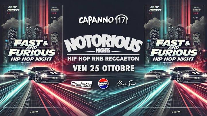 Cover for event: 25.10.24 - NOTORIOUS NIGHT al Capanno17