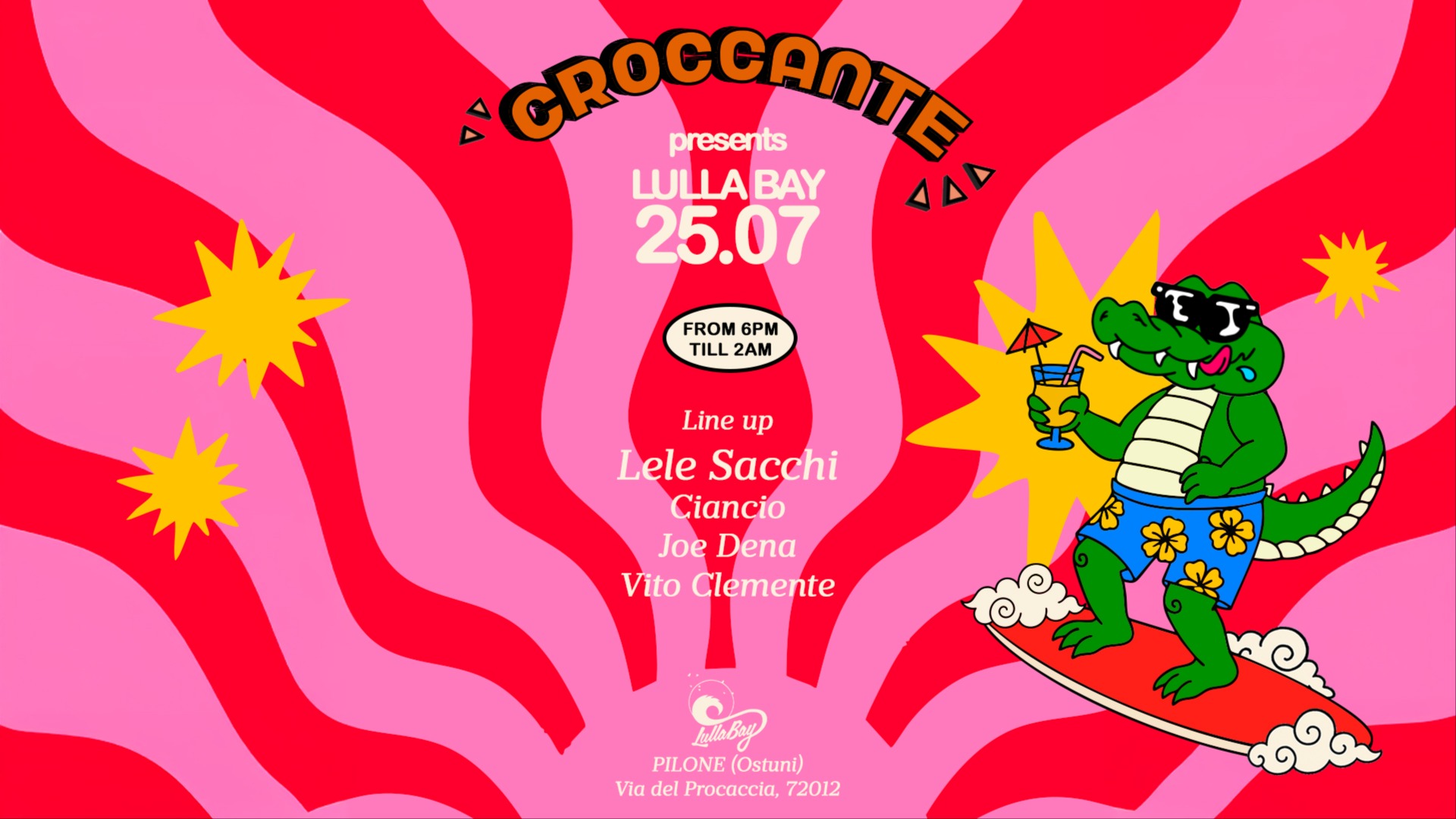 25.7  CROCCANTE at LULLABAY with Lele Sacchi and More image