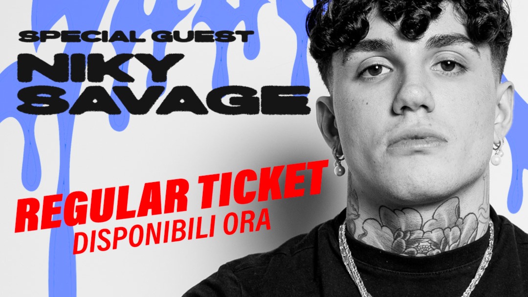 26 OTTOBRE '24 | NIKY SAVAGE @ PALAEVENTI di TONENGO - powered by SAVAGE image
