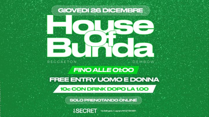 Cover for event: 26.12 HOUSE OF BUNDA EP. 013