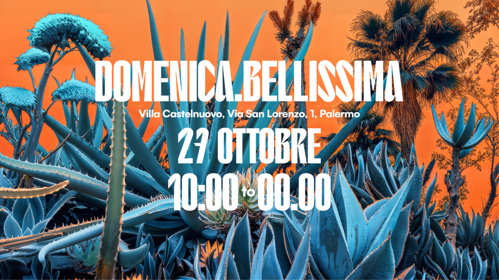 27.10 | Domenica Bellissima @ Villa Castelnuovo, Palermo 