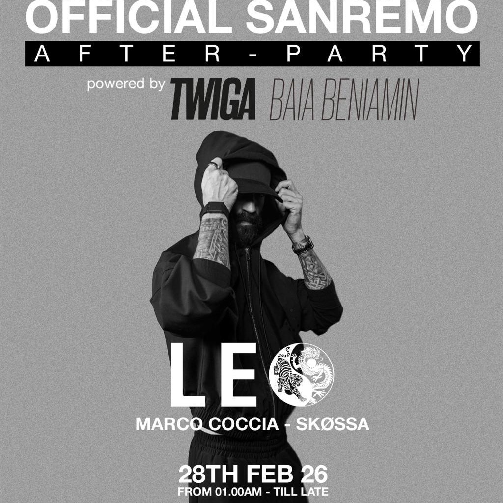 28-02 OFFICIAL SANREMO AFTER-PARTY powered by TWIGA BAIA BENIAMIN  image
