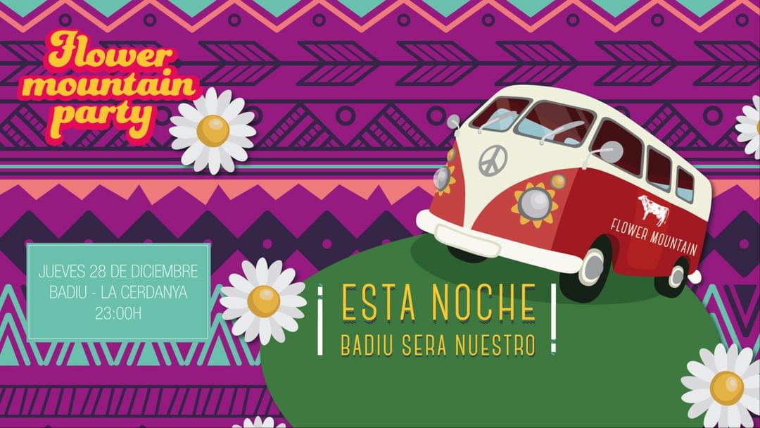 Copertina evento 28 Diciembre. Flower Mountain Party