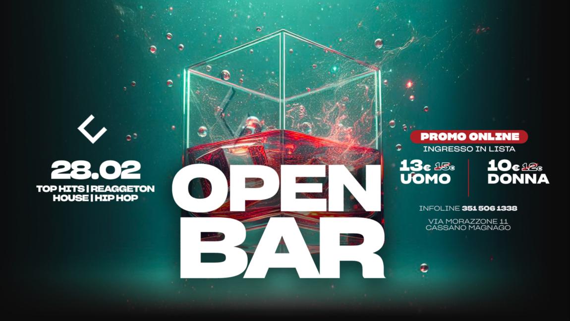 Locandina OPEN BAR
