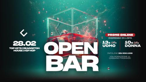 Locandina OPEN BAR