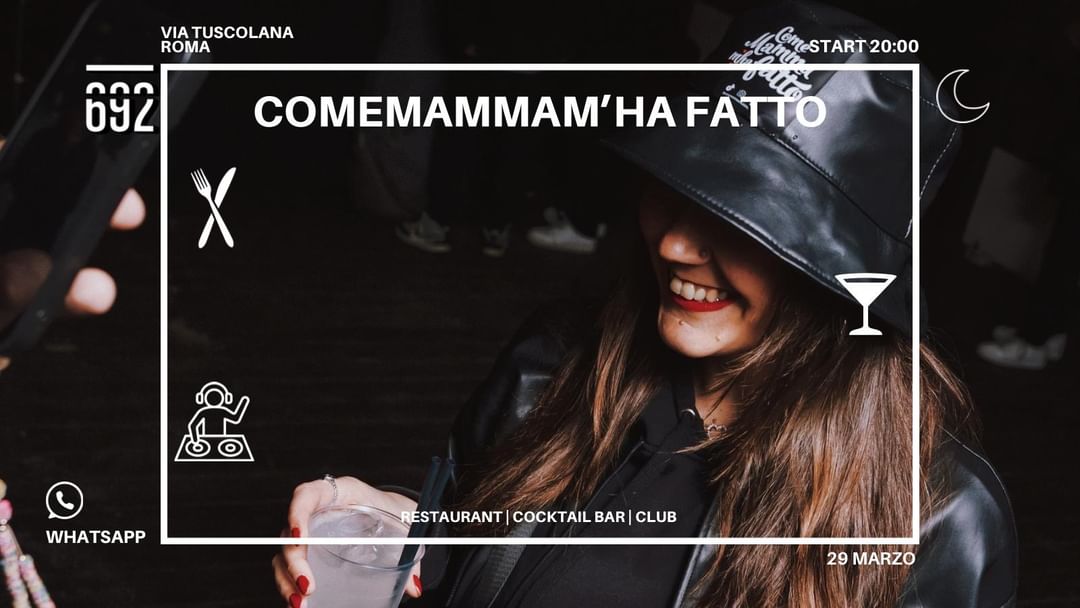 29-03 comemmamhafatto @ 692 secret garden event cover