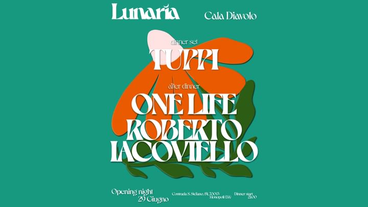 Cover for event: 29.06 Opening Night LUNARIA @CalaDiavolo - Monopoli
