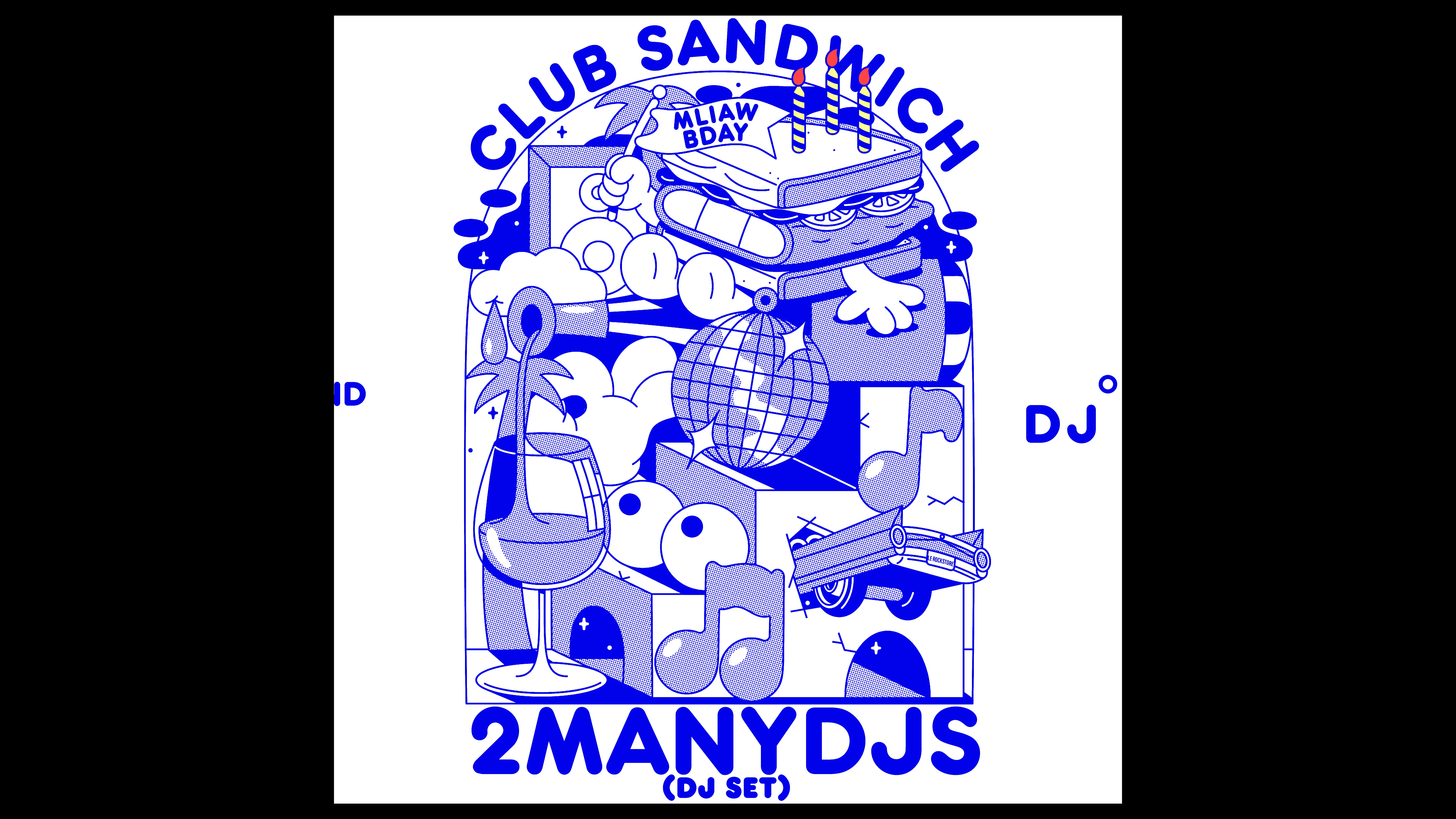 2MANYDJS • MONTPELLIER • 7 AVRIL • CLUB SANDWICH 