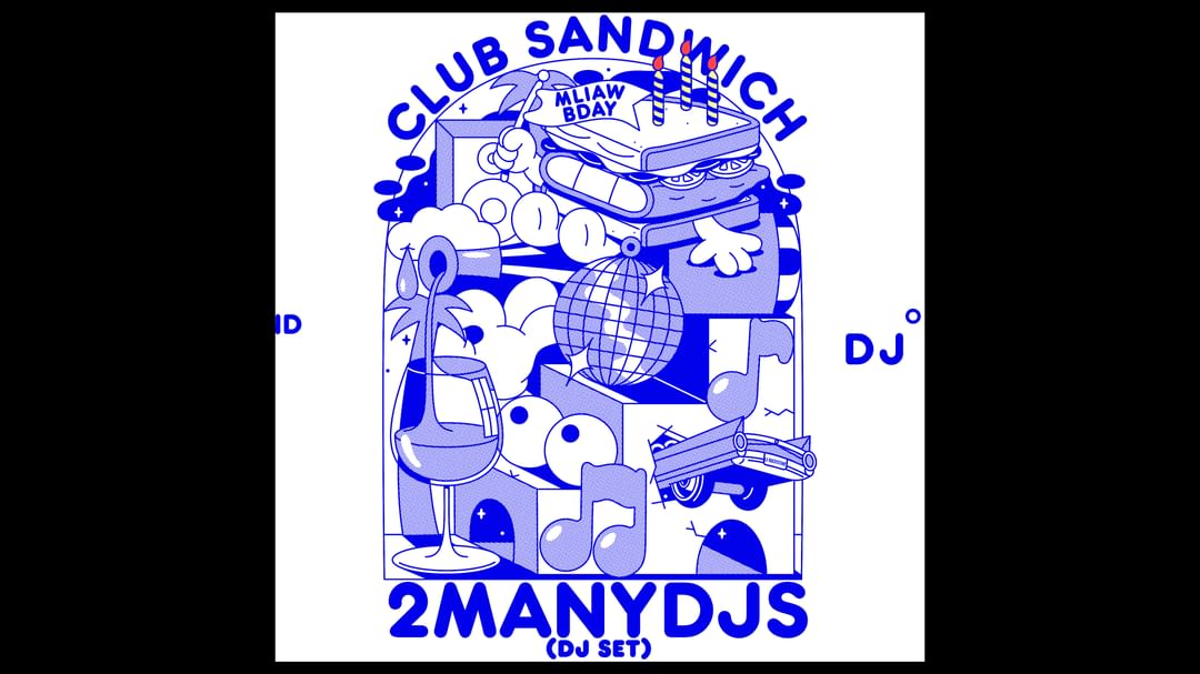 2MANYDJS • MONTPELLIER • 7 AVRIL • CLUB SANDWICH  event cover