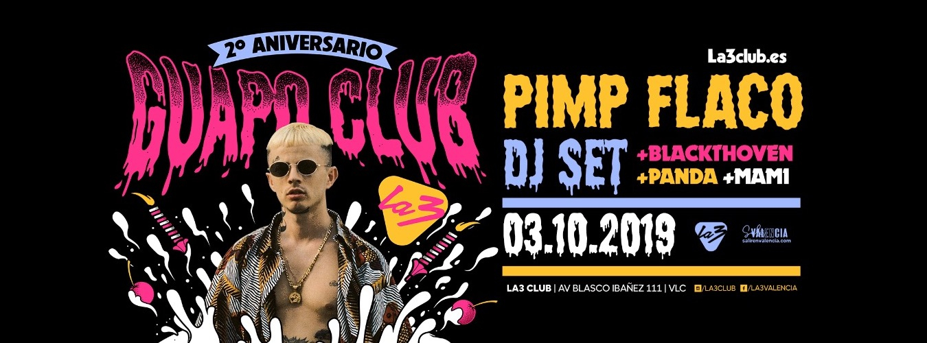 2º ANIVERSARIO GUAPO CLUB: PIMP FLACO DJ SET image