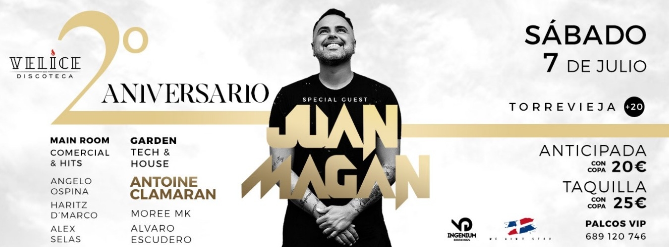 2ºAniversario Velice Discoteca - Juan Magán image