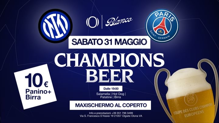Cover for event: SAB 31.05 - CHAMPIONS BEER