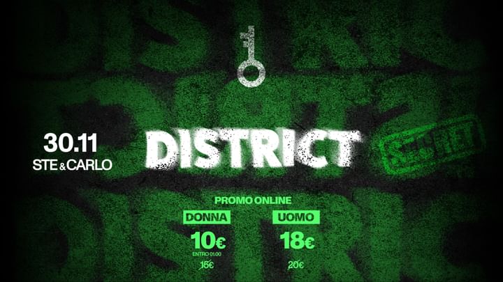 Cover for event: 30.11 DISTRICT