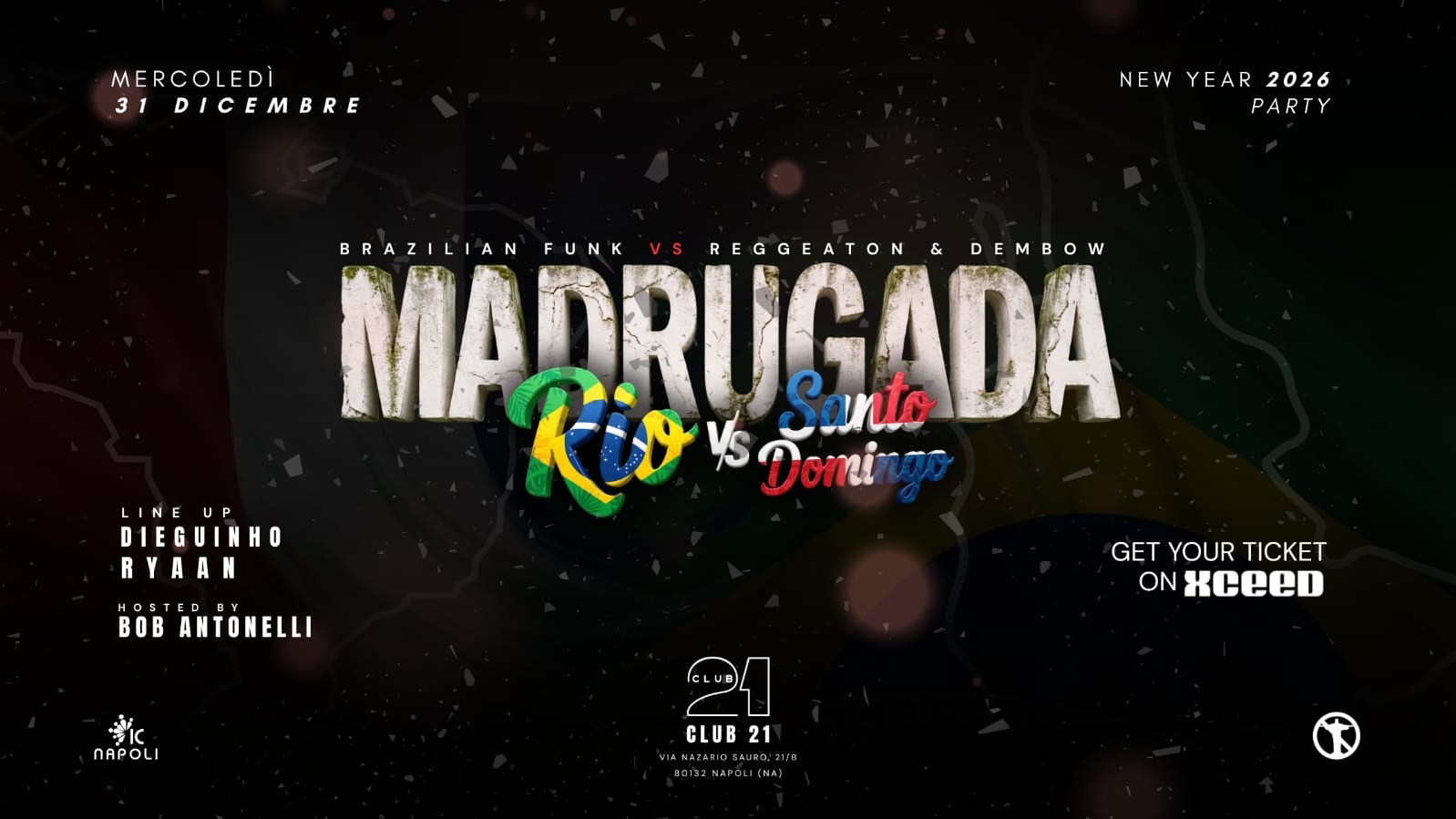 31/12 Madrigada: Reggaeton vs Brazilian Funk image