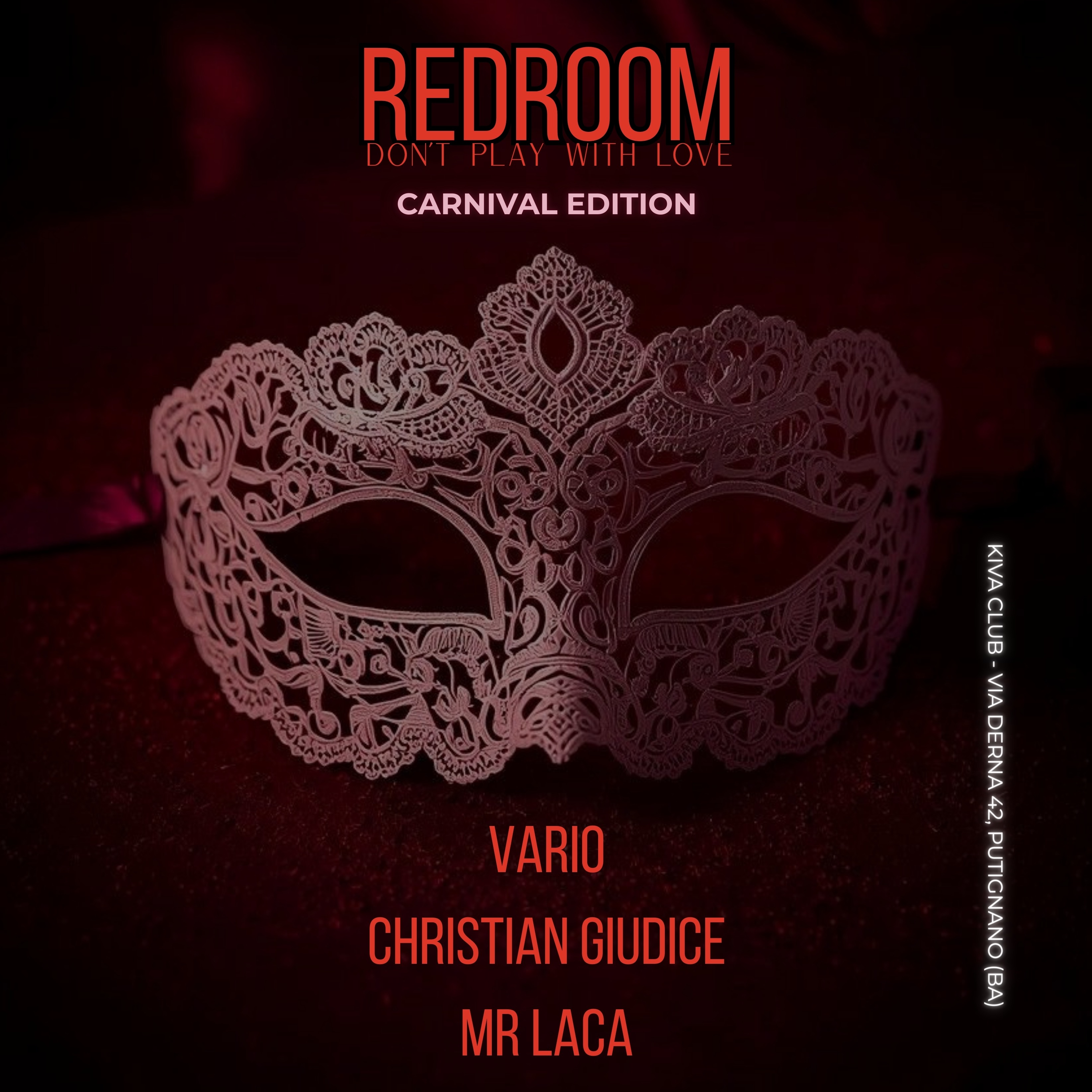 31.01 | REDROOM CARNIVAL ED. @ Kiva Club image