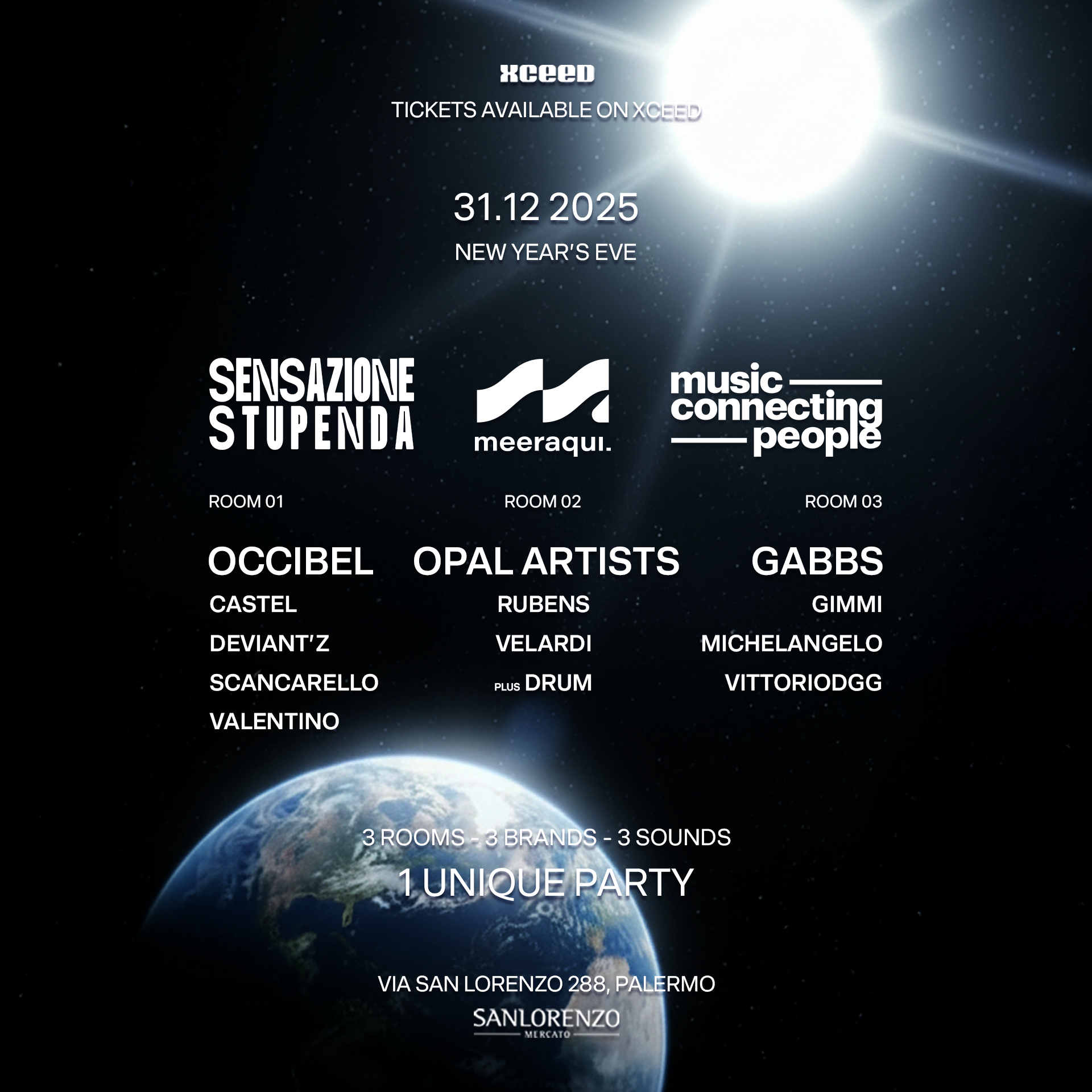 31.12 | NEW YEAR'S EVE @ SANLORENZO MERCATO  image