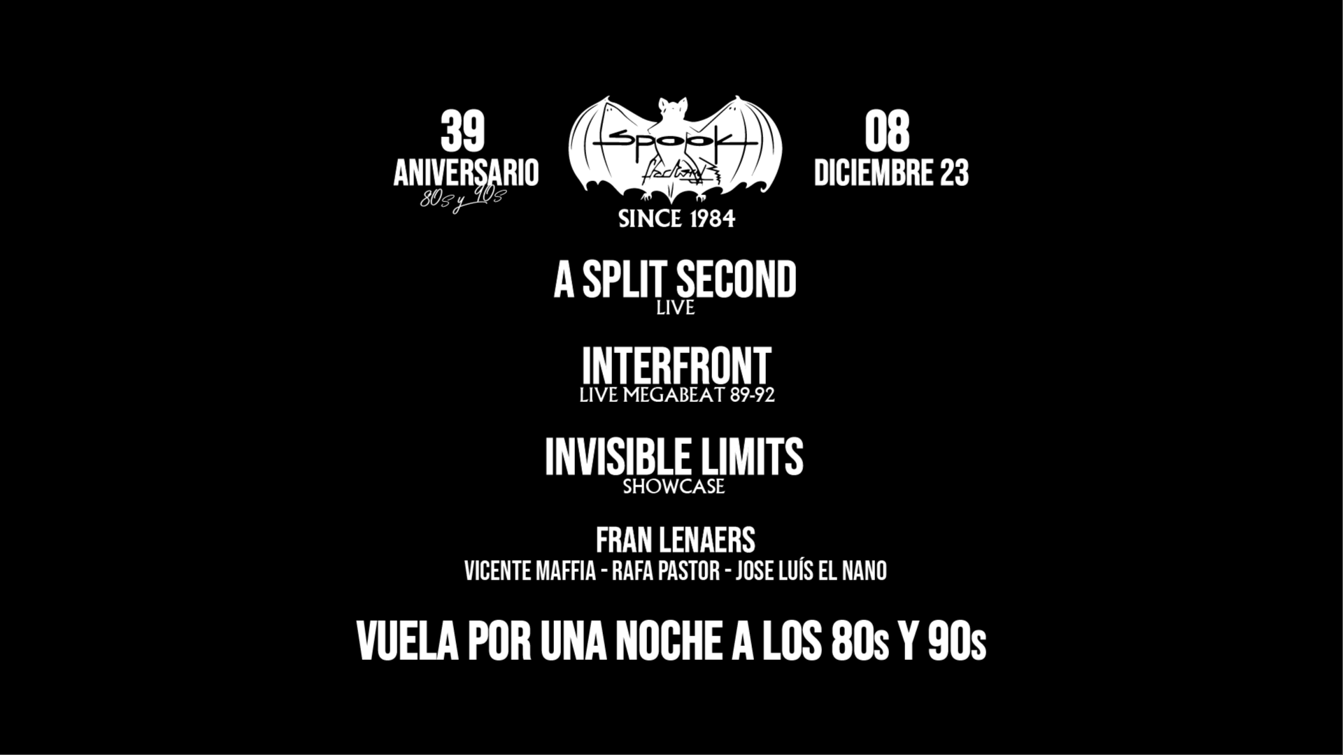 39 aniversario / 80s 90s  