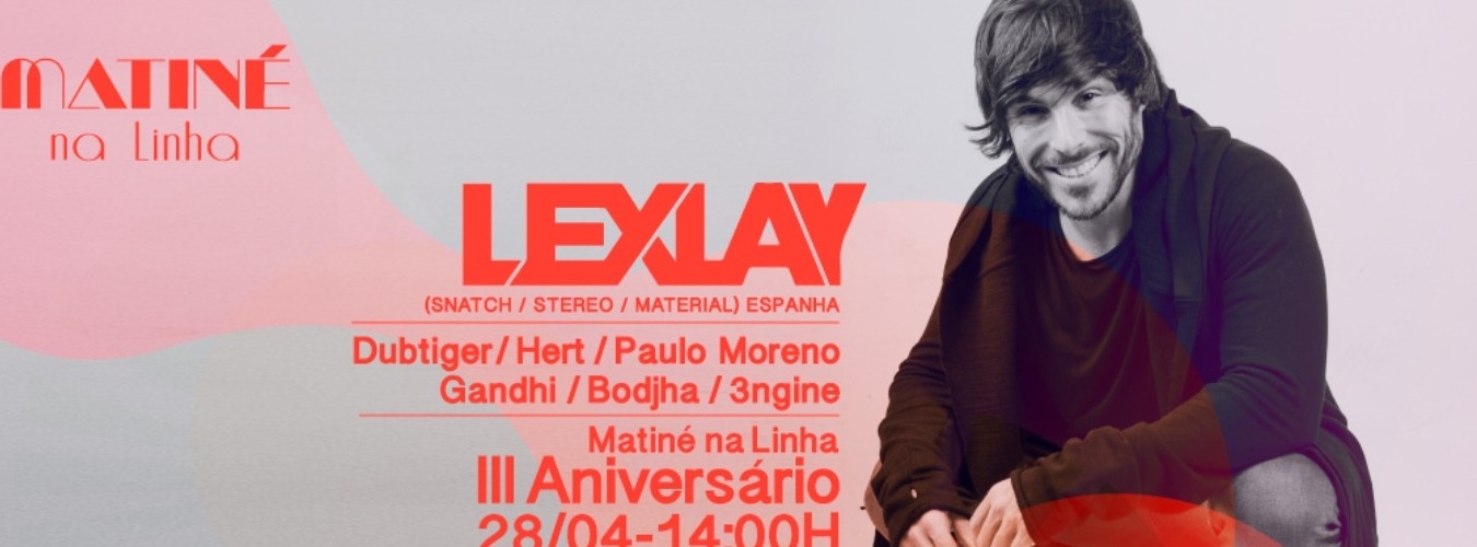3rd Anniversary of Matiné na Linha invite Lexlay image