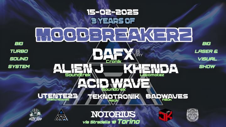 Cover for event: 3YearsofMoodbreakerz