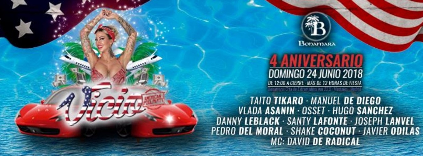 4º ANIVERSARIO VICIO AMERICAN POOL PARTY image