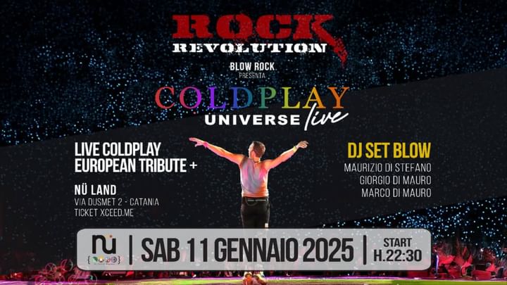 Cover for event: Rock Revolution 2025 - Coldplay Universe European Tribute